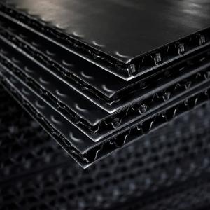 Scatole, vassoi e divisori in ondulato antistatico rinforzato nero
    